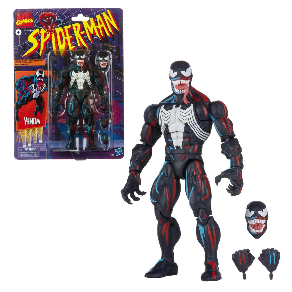 MARVEL LEGENDS RERTO 6IN VENOM