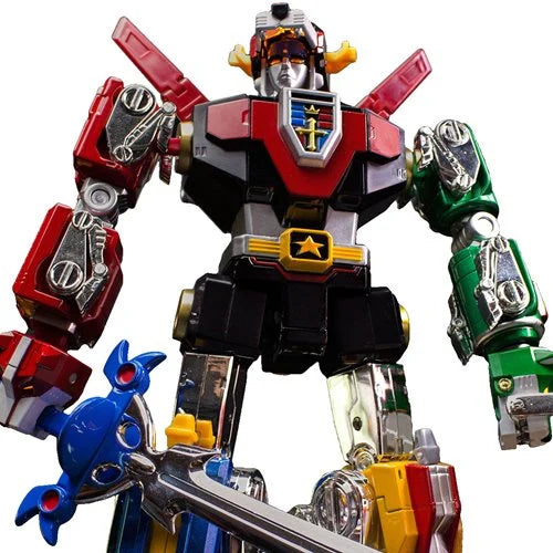 Voltron 40th Anniversary Gift Set with Light-Up Sound Base