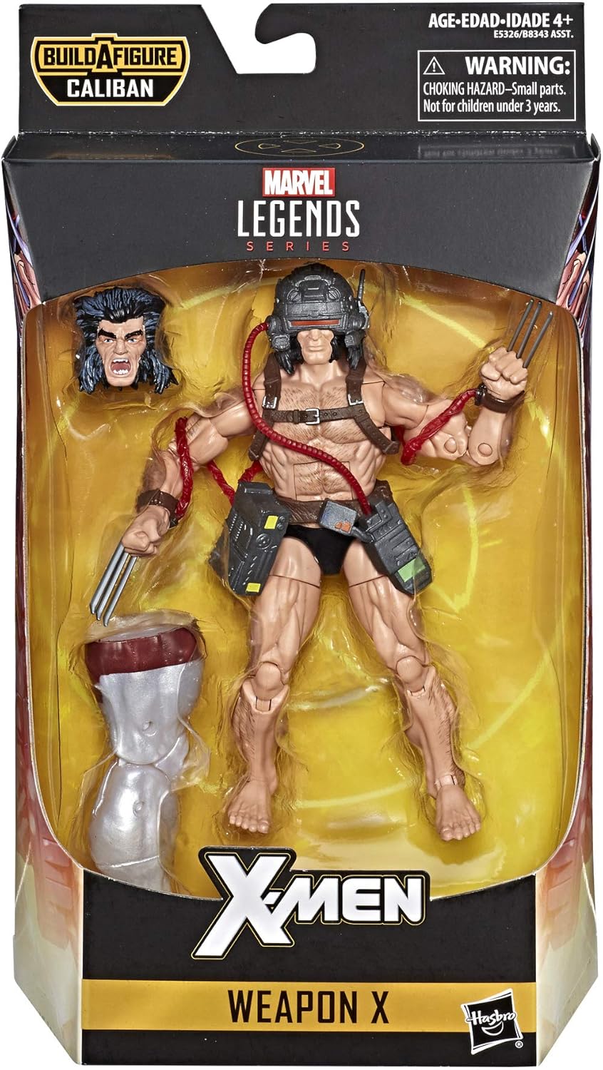 Weapon X Toy (X-Men Collection) – with Marvel's Caliban Build-a-Figure Part