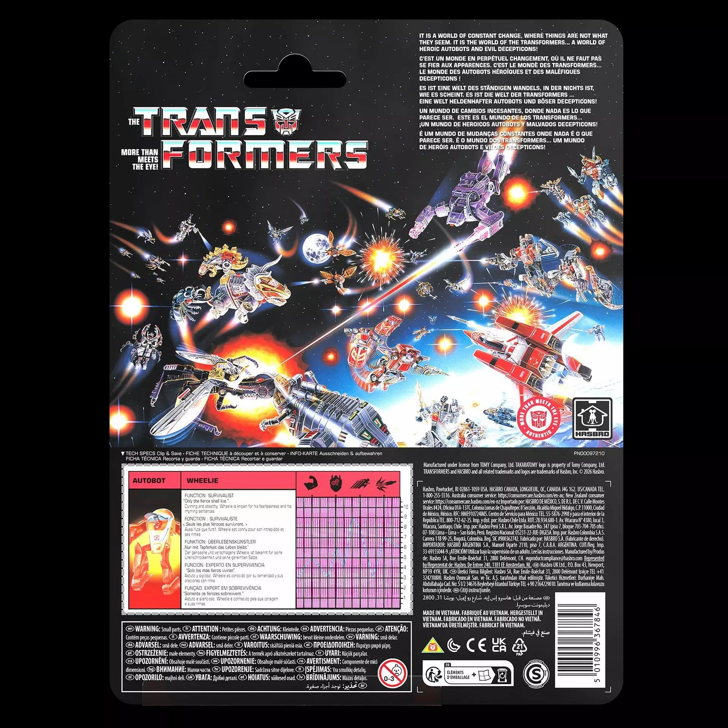 Transformers Retro G1 Autobot Wheelie **Walmart exclusive**