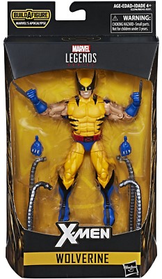 Marvel Legends Wolverine X-Men 6” Action Figure Apocalypse Wave - Build a Figure 2017
