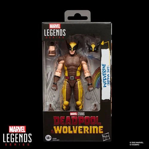 Deadpool & Wolverine Marvel Legends Wolverine (Brown Suit) 6-Inch Action Figure