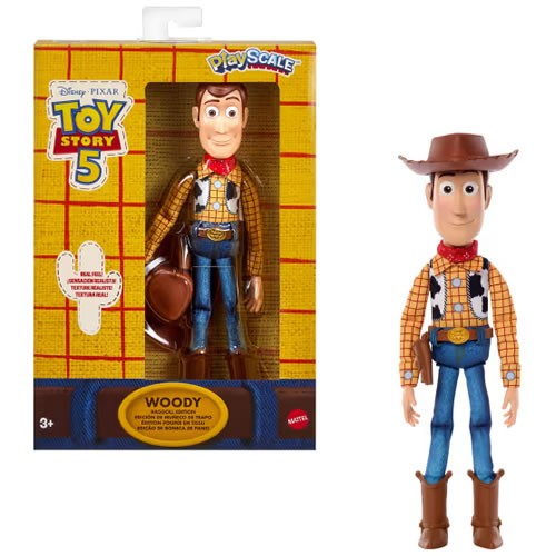 Toy Story 5 Dolls - Playscale - 7" Scale Woody Ragdoll Edition