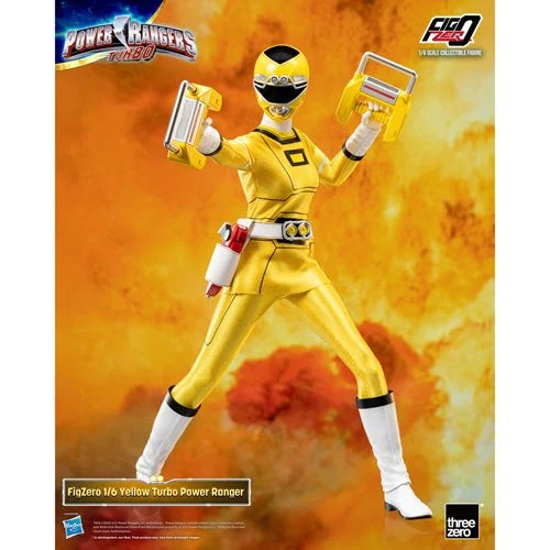 Power Rangers Turbo Yellow Turbo Power Ranger FigZero 1:6 Scale Action Figure