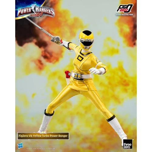 Power Rangers Turbo Yellow Turbo Power Ranger FigZero 1:6 Scale Action Figure