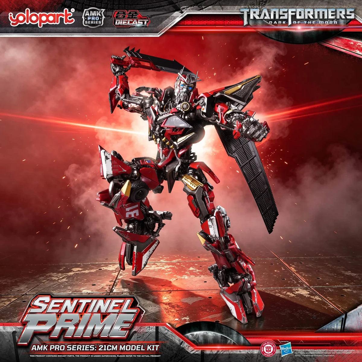 YoloPark TRANSFORMERS: Dark of the Moon: AMK PRO Series Sentinel Prime Collection Edition