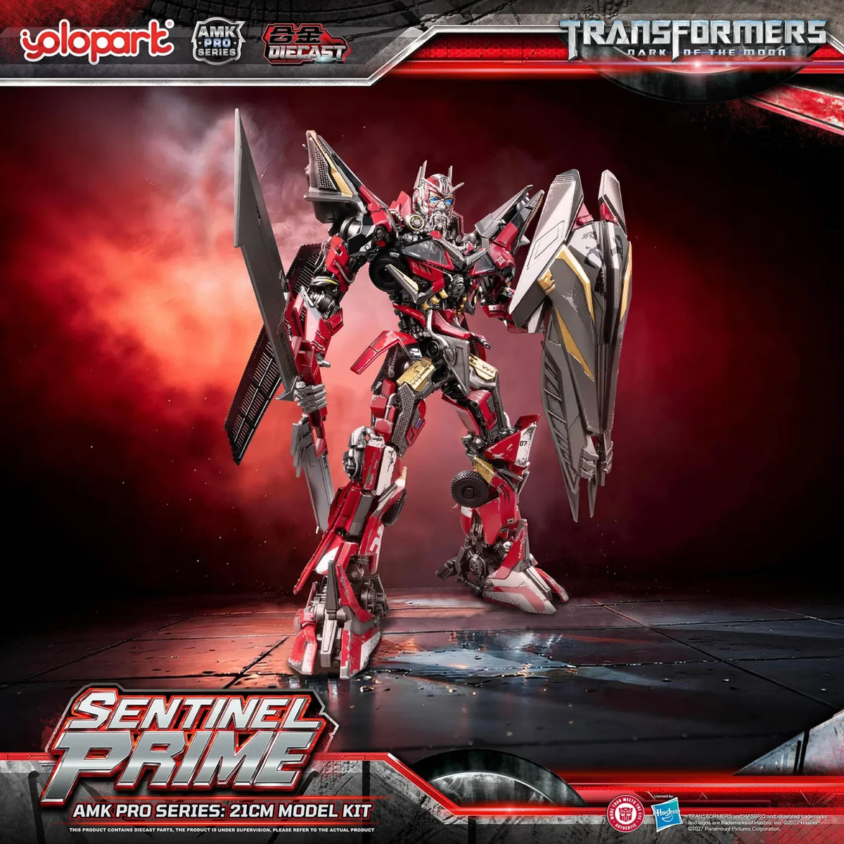 YoloPark TRANSFORMERS: Dark of the Moon: AMK PRO Series Sentinel Prime Collection Edition