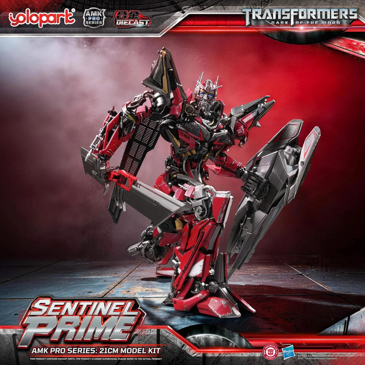 YoloPark TRANSFORMERS: Dark of the Moon: AMK PRO Series Sentinel Prime Collection Edition