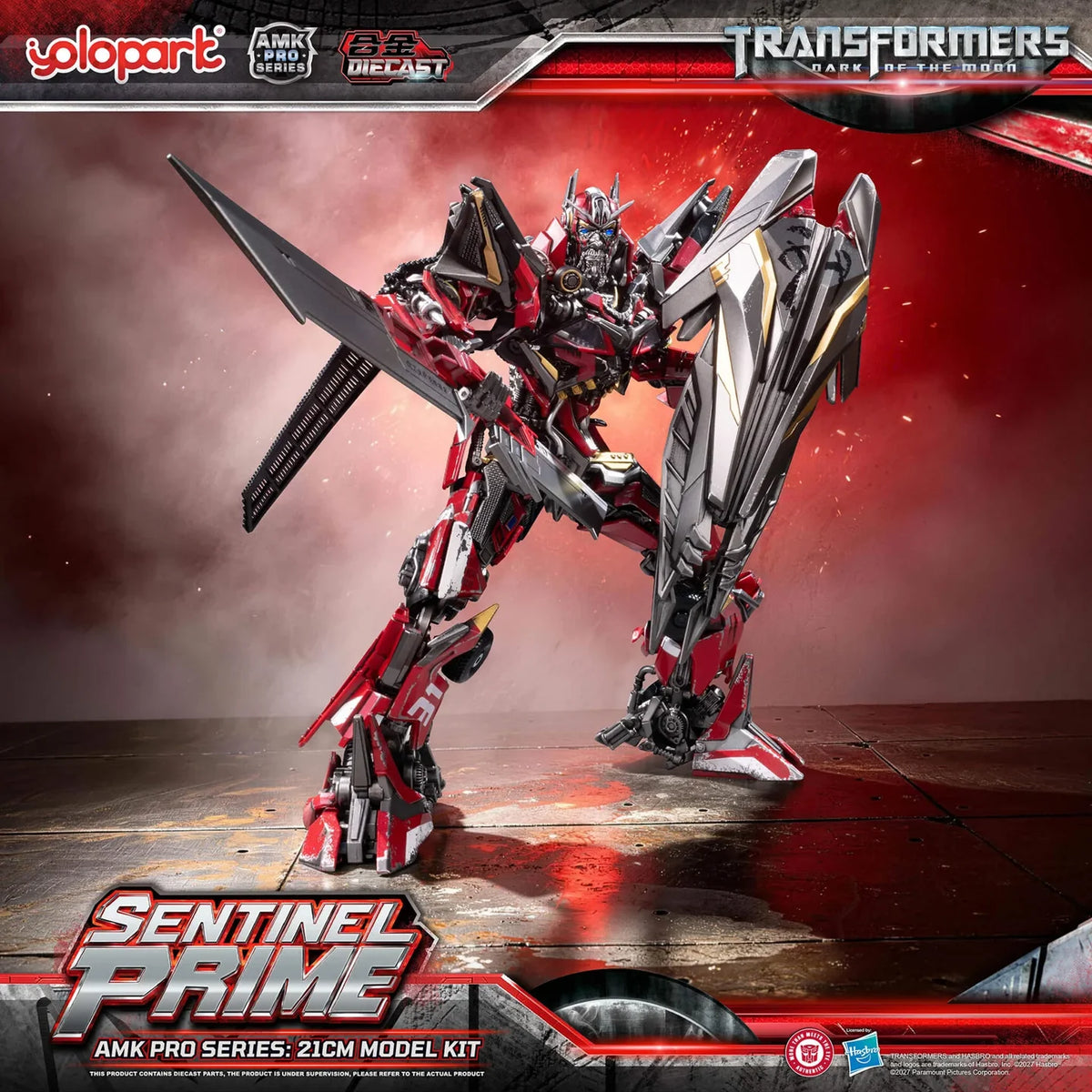 YoloPark TRANSFORMERS: Dark of the Moon: AMK PRO Series Sentinel Prime Collection Edition