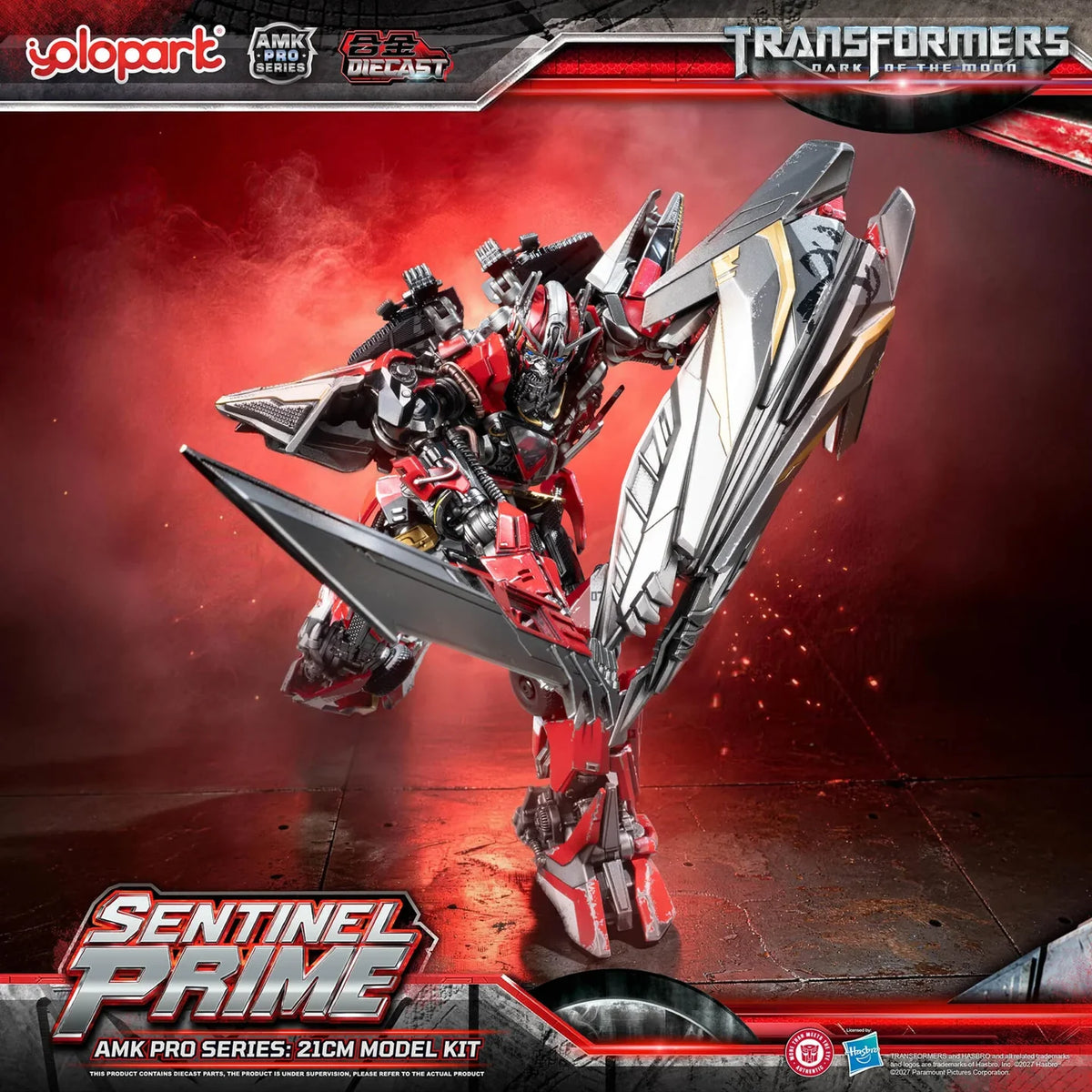YoloPark TRANSFORMERS: Dark of the Moon: AMK PRO Series Sentinel Prime Collection Edition