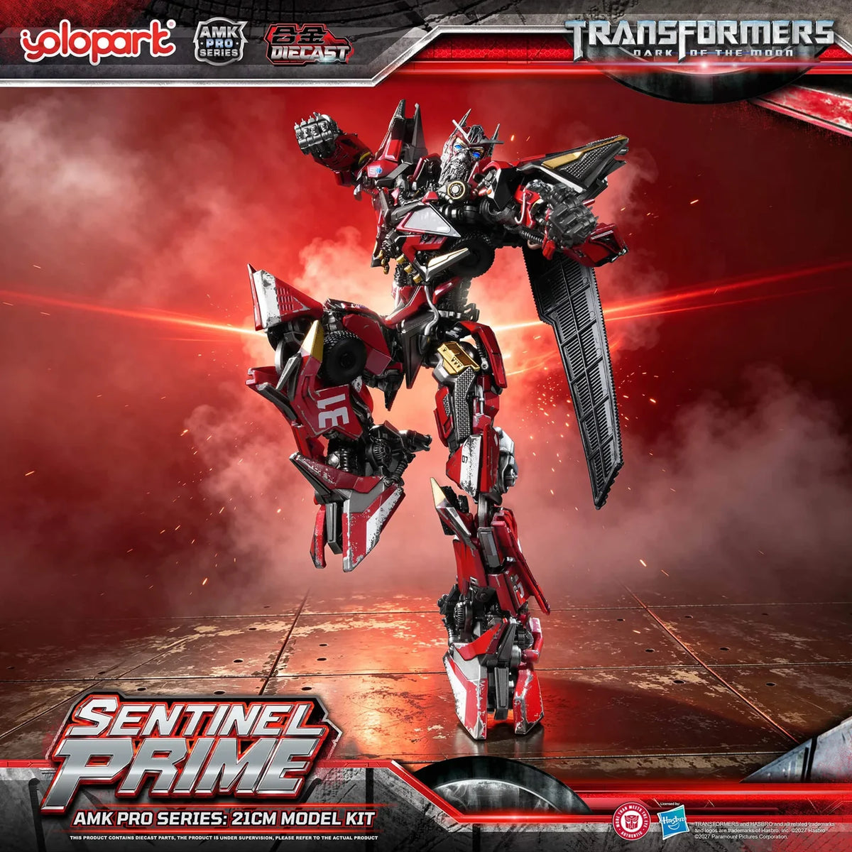 YoloPark TRANSFORMERS: Dark of the Moon: AMK PRO Series Sentinel Prime Collection Edition