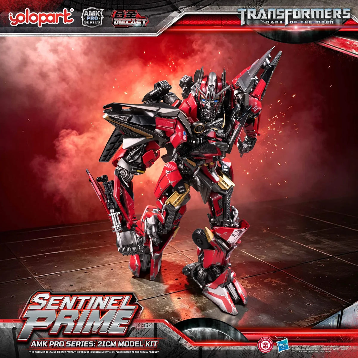 YoloPark TRANSFORMERS: Dark of the Moon: AMK PRO Series Sentinel Prime Collection Edition