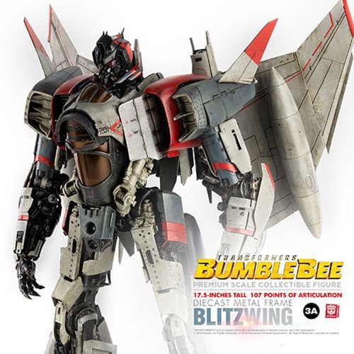 Transformers Bumblebee Movie Blitzwing Premium Scale Action Figure