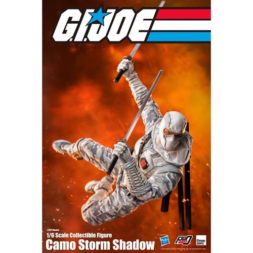 Threezero X Hasbro G.I. Joe Camo Storm Shadow 1:6 Scale Action Figure