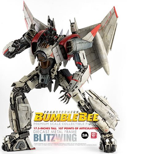 Transformers Bumblebee Movie Blitzwing Premium Scale Action Figure