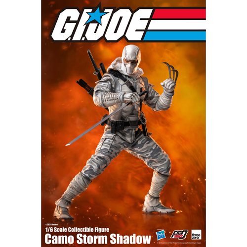 Threezero X Hasbro G.I. Joe Camo Storm Shadow 1:6 Scale Action Figure