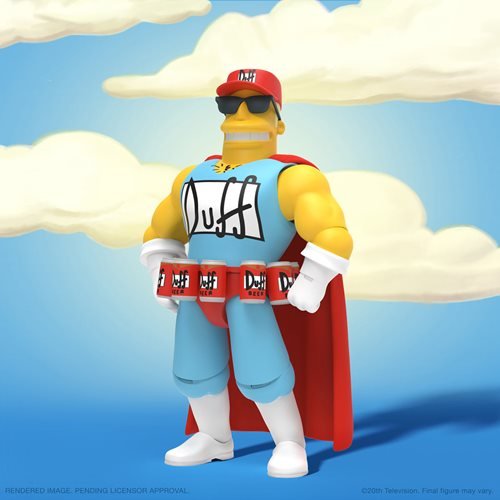 The Simpsons Ultimates Duffman 7-Inch Action Figure