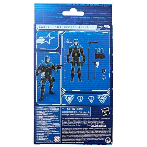 G.I. Joe Classified Series 6-Inch Mad Marauders Gabriel Barbecue Kelly Action Figure