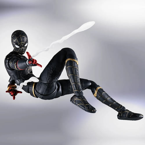 S.H.Figuarts Figures - Marvel - Spider-Man: No Way Home - Spider-Man Black & Gold Suit