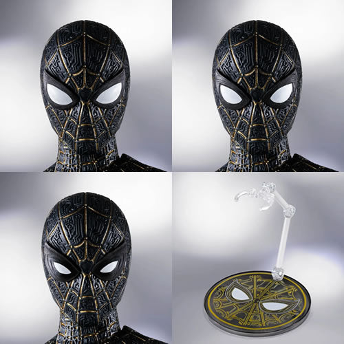 S.H.Figuarts Figures - Marvel - Spider-Man: No Way Home - Spider-Man Black & Gold Suit