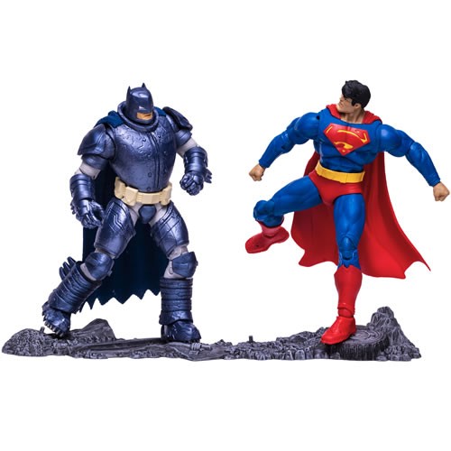 DC Multiverse Figures - Dark Knight Returns - 7" Scale Superman Vs Batman Multipack