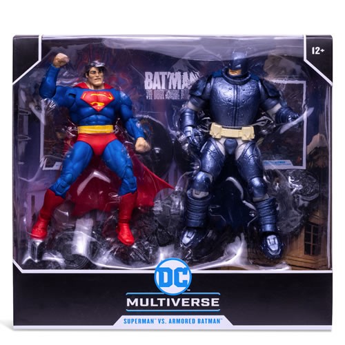 DC Multiverse Figures - Dark Knight Returns - 7" Scale Superman Vs Batman Multipack