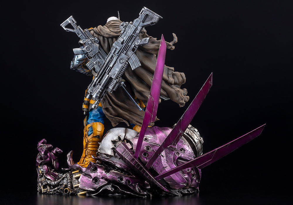 MARVEL UNIVERSE CABLE FINE ART STATUE SIGNATURE SERIES FEATURING THE KUCHAREK BROTHERS