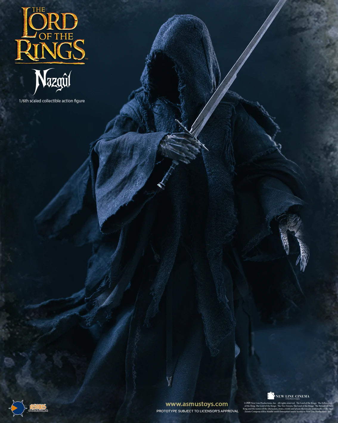 ASMUS TOYS THE LORD OF THE RINGS SERIES Nazgul