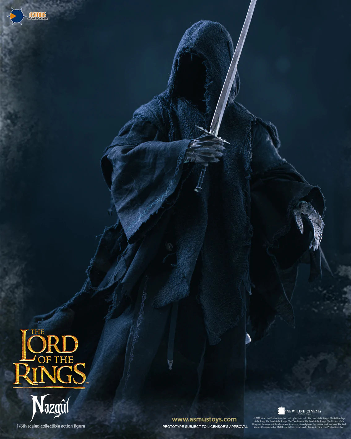 ASMUS TOYS THE LORD OF THE RINGS SERIES Nazgul