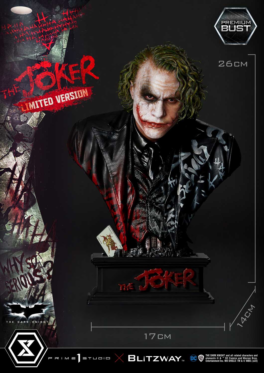Premium Bust The Dark Knight (Film) The Joker Limited Version