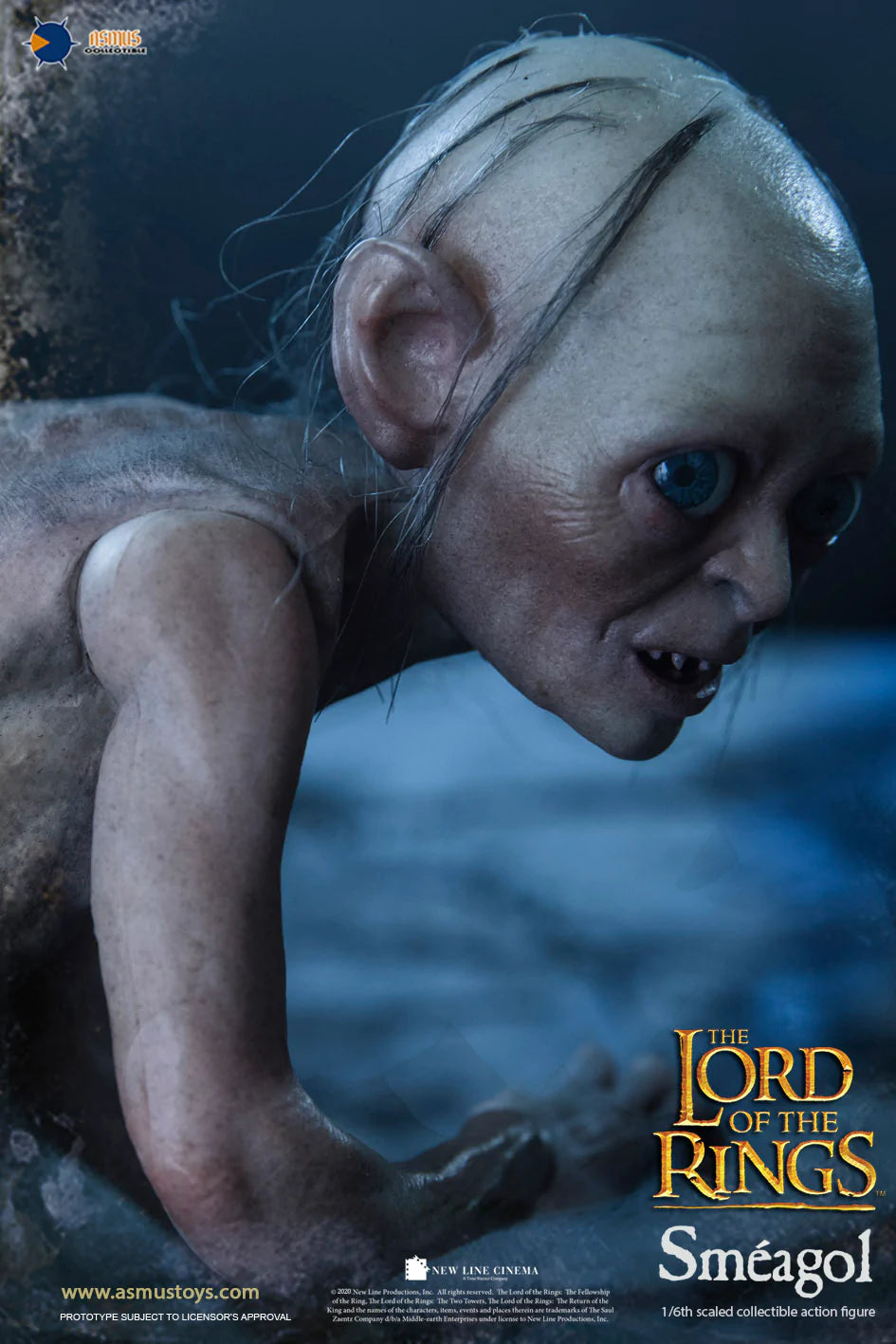 ASMUS TOYS THE LORD OF THE RINGS SERIES SMEAGOL