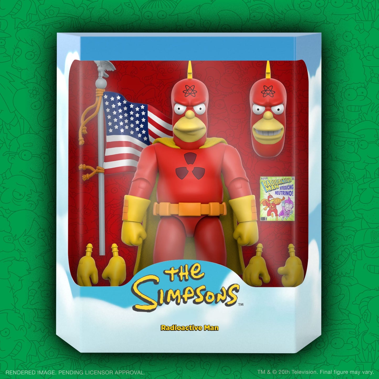 ULTIMATES THE SIMPSONS WAVE 4 RADIOACTIVE MAN
