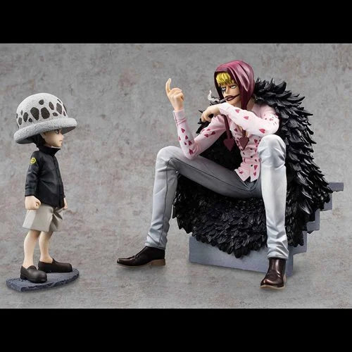 One Piece Portrait of Pirates Corazon and Law Limited Edition Statue Set - ReRun