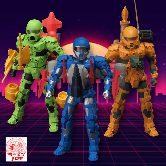 The 80s Commanders 3 Pack Set