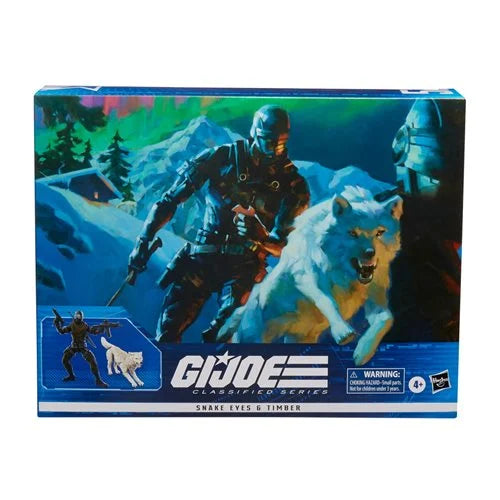 G.I. Joe Classified Series Snake Eyes and Timber 6-Inch #52 Action Figures