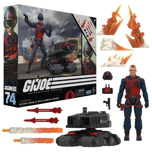 G.I. Joe Classified Series 6-Inch Scrap-Iron & Anti-Armor Drone #74 Action Figure