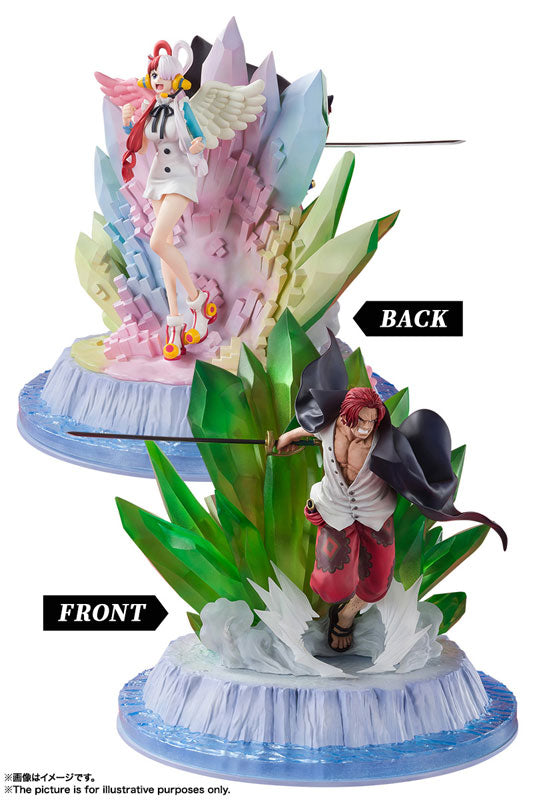 Figuarts Zero One Piece (Extra Battle) - Shanks & Uta -One Piece Film Red Ver