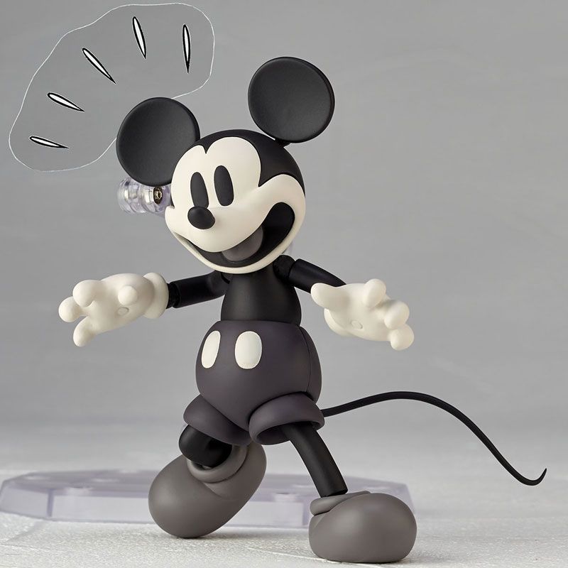 Figure Complex Movie Revoltech No 013EX - Mickey Mouse (1936/Monotone Color Ver.)