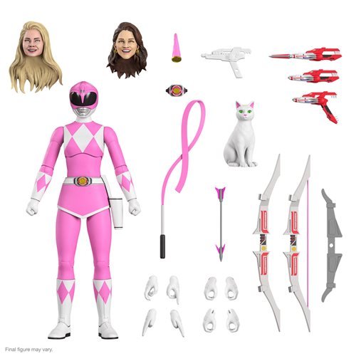 Power Rangers Ultimates Mighty Morphin Pink Ranger 7-Inch Action Figure