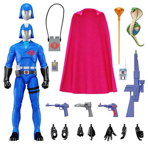 SUPER 7 G.I. Joe Ultimates Cobra Commander 7-Inch Action Figure