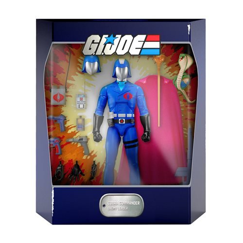 SUPER 7 G.I. Joe Ultimates Cobra Commander 7-Inch Action Figure